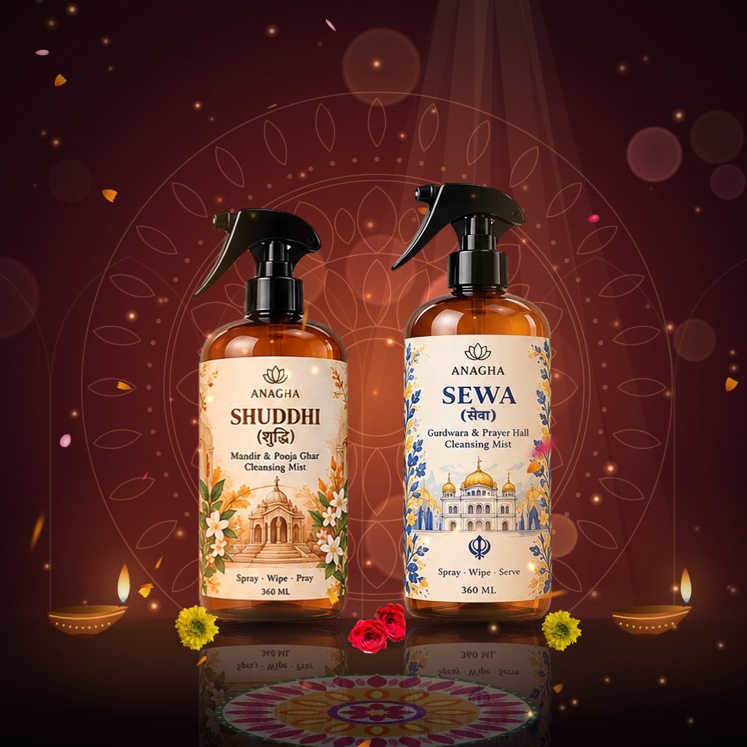 The ANAGHA Gift Duo with diyas, marigolds, roses and a rangoli